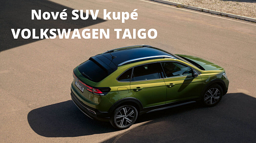 Nové SUV kupé. Volkswagen Taigo