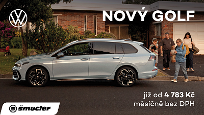 Nový Golf Variant již za 4 783 Kč bez DPH