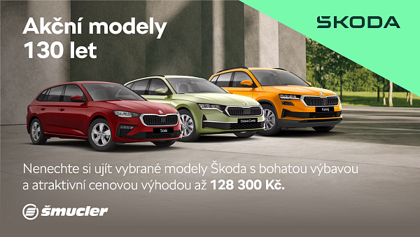 Akční modely Škoda 130 let